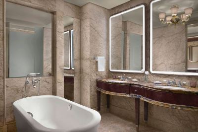 アスターグランドデラックスゲストルーム、2ダブル、ボタニカルビュー セントレジス・シンガポール（ステイケーション可）の写真