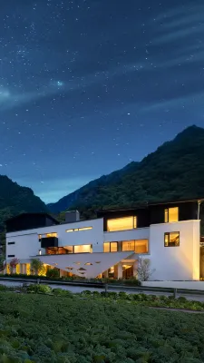 The Evening Mountain Range in Bipang Valley Hotel in zona Bipenggou