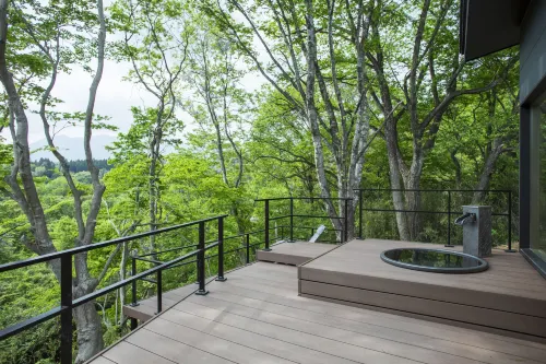 Luxury villa with sauna, BBQ, fire pit, stream and forest bathing — COCO VILLA Nasu Highland - Villas