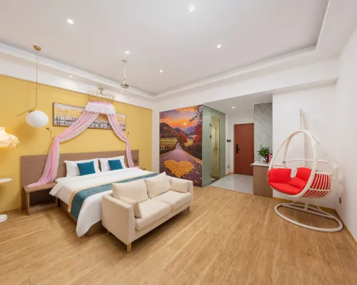 Lijing Light Luxury Apartment (Ningde Railway Station) Hotele w: Ningde