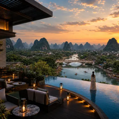 Yangshuo·JUE | AWAKENING • Viewing Guilin Landscape • Garden Pool • Resort Mansion Hotels near The Grand Banyan Tree