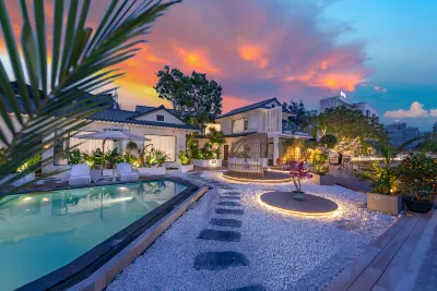 水雲墨居民宿(北海銀灘國際客運碼頭店) 鄰近北海銀灘秀映潮雕區的酒店