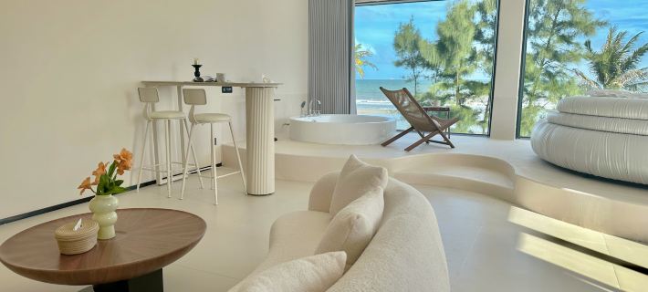 Listen to the sea shell holiday home (China's first beach shop) Hotels in Maoming