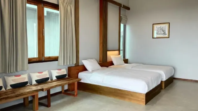 ห้องเตียงแฝด พร้อมวิวทะเล