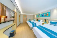 Suifenhe Matryoshka Hotel (Central Square) Hotel dekat Mudanjiang Suifenhe Longxugou Pedestrian Street