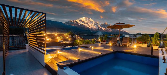 Yueshan Hillside Reverie | 270° Snow Mountain View | Smart Designer Vacation Apartment Hotels in Lijiang