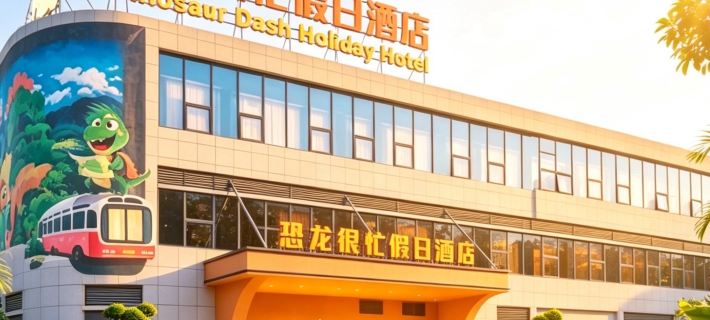 Dinosaurs are busy Holiday Inn (Zigong Fangte Dinosaur Kingdom) Hotels in Zigong