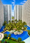 Modern Black 1BR Pool View w/ Netflix | Shore Pasay Near Mall of Asia - 인피니티 풀