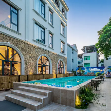 Quanzhou · Ruyi | Beach·side Pool Swimming Pool Family Manor (West Street Kaiyuan Temple)