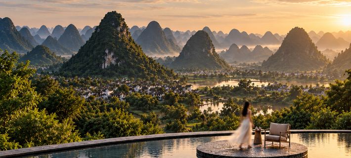 Guilin·Jue | Awakning • Garden Pool • Resort Hotel Hotels in Yangshuo