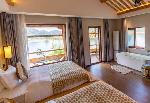 Puzhe hei Yunlu Lake View B & B 루프탑 이미지