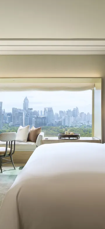 ห้องดีลักซ์คอเนอร์เตียงคิงปาร์ควิว