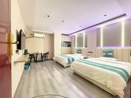 Star tide smart business Hotel Отели рядом со станцией Qu County Railway Station