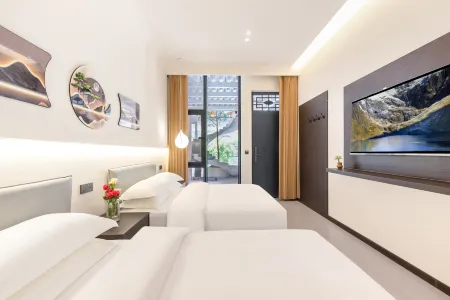 Lanshan Xinguan Homestay Отели рядом с достопримечательностью «Wangmangling Mountain Scenic Spot»