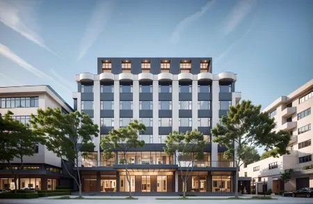 Crossing E-sports Hotel (Longwan Haicheng Industrial Zone) Отели рядом с достопримечательностью «Tianzhu Temple»