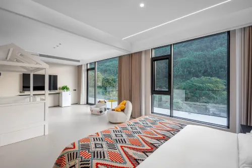 Anji Lemon Wild Luxury View Stream Family Resort (North Zhejiang Canyon Drift Branch) - مطابخ