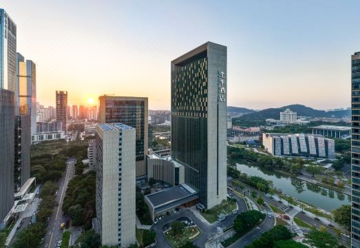 JI 호텔 모던한 객실 침대