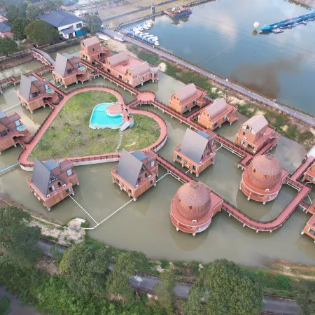 Longmen Nankunshan Night Flame · Fireworks World Lodging