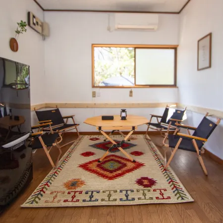 A private cottage in the forest, limited to one group per day — undo