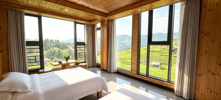 Congjiang Three Families · Field Panoramic Homestay (Jiabang Terraces) 従江のホテル