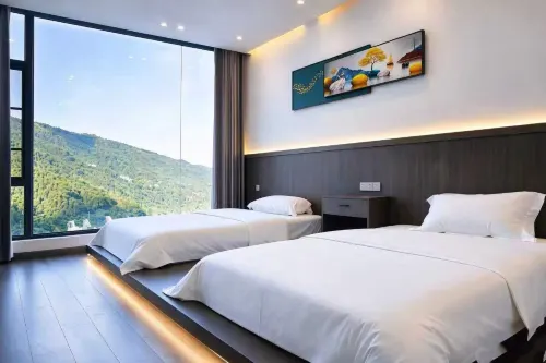 Shanglin Xiashuiyuan Xiangyun Villa - pemandangan pegunungan