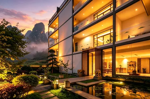 Qijing Mountain Court Hotel (Yangshuo Shili Hualang Yulong River) - Spor Salonu