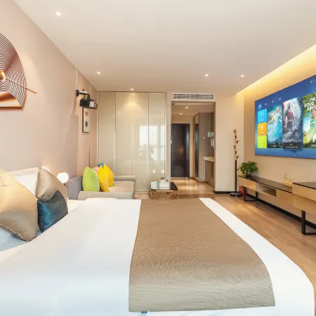 Meicheng Selected Hotel Apartment (Xiaobailou Wudao Branch) Отели рядом с достопримечательностью «Музей Тяньцзинь»