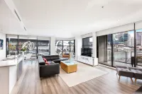 Waterfront Melbourne Apartments Hôtels à : South Wharf