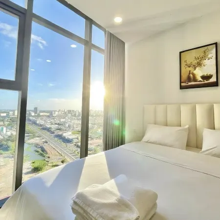 Beautiful District 7 · Matahome Residence in Ho Chi Minh City – Includes Pool and Gym Отели рядом с достопримечательностью «Мост Тан Тхуан»