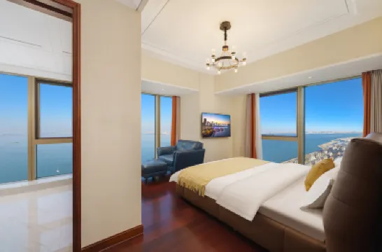 在水一方オーシャンビューアパート（大連威尼斯水城） 大連海昌東方水城周辺のホテル