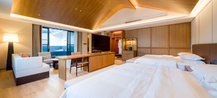 Mishang Guanlan Private Hot Spring Hotel Hotéis em Cidade de Mile