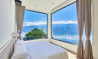 YuHai Zhiling | 270 first-line seascape starry sky sunset private soup holiday mountain residence