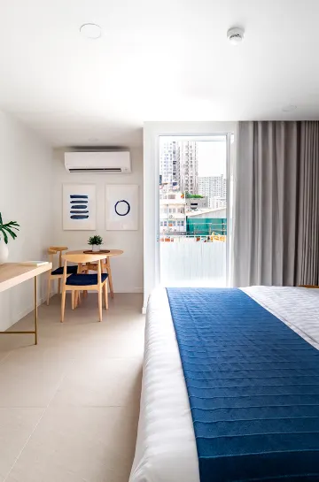 ห้องสตูดิโอ เตียงคิง ห้ามสูบบุหรี่