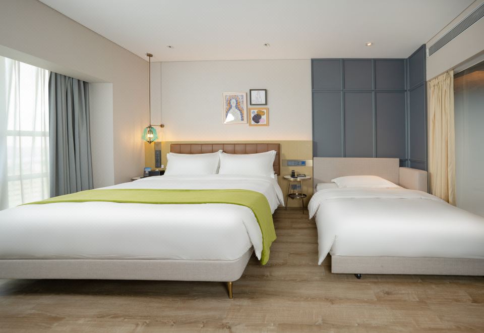 항저우 호텔의 조식이 제공되는 레스토랑 내부