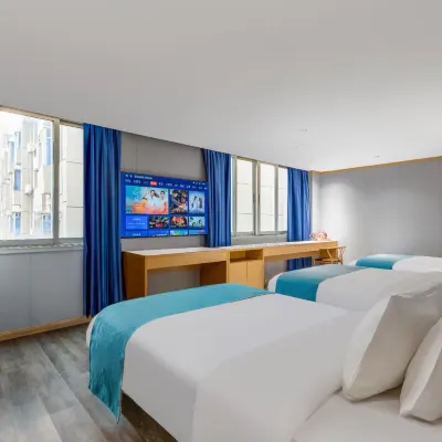 JC Jingchen Refined Void | Trend Core Homestay (Tianhong Plaza Wenshan Pedestrian Street) โรงแรมใกล้พื้นที่การค้าเหลาหม่าซาน