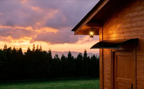 Lengshan Home - vue sur la montagne