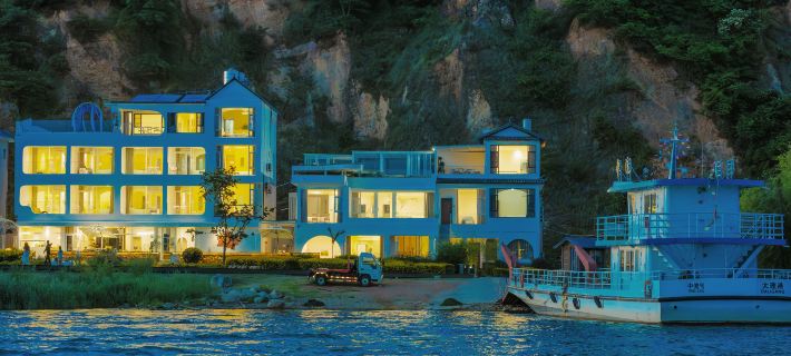 Dali Nanfeng Yiyu Seaview Hotel Santorini Отели в г. Дали