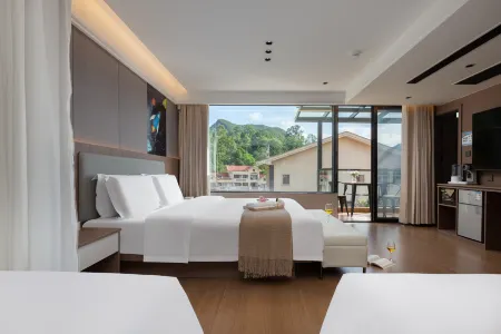 Galaxy Beyond Smart Hotel (China Sky Eye Science Base Branch) Отели рядом с достопримечательностью «ChinaTianyan scenic Area»