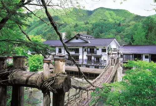 Yunishigawa Onsen Honke Bankyu - parking