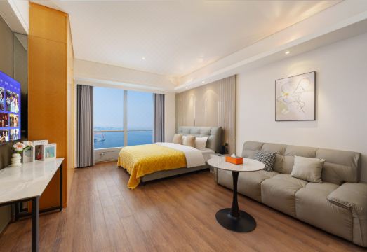 Dalian Xingchen Yuhai 호텔의 오션뷰