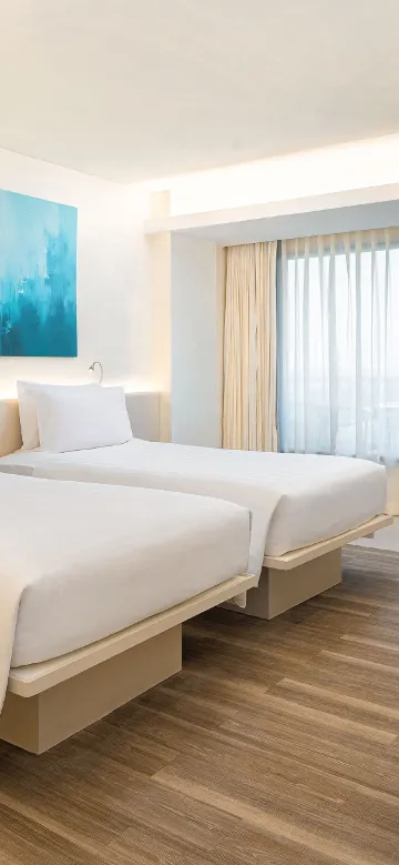 ห้องดีลักซ์ เตียงแฝด