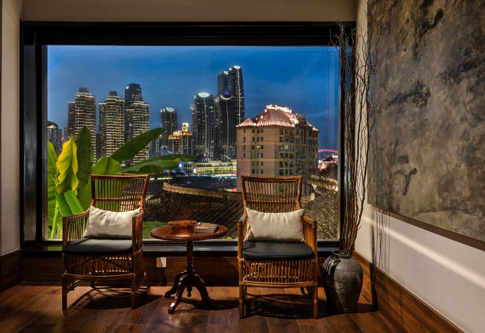 FUTON의 아늑한 객실 인테리어