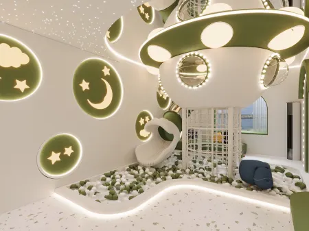 Lume White · Childhood Fun Hidden Luxury Parent Child Homestay (Chengdu Panda Base Branch) Отели рядом с достопримечательностью «Swan Lake»