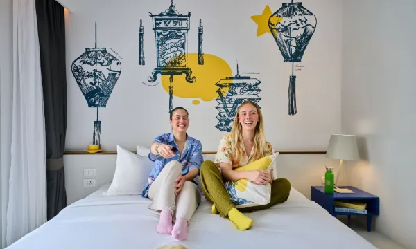 ห้องดีลักซ์ เตียงใหญ่ 1 เตียง