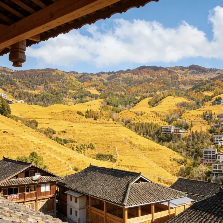 Longji terrace walk Yunju intelligent panoramic Hotel(Qianceng Tianti Observatory Store)