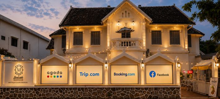 MONSANE VILLA (Centrally located, opposite the night market) Hotéis em Luang Prabang