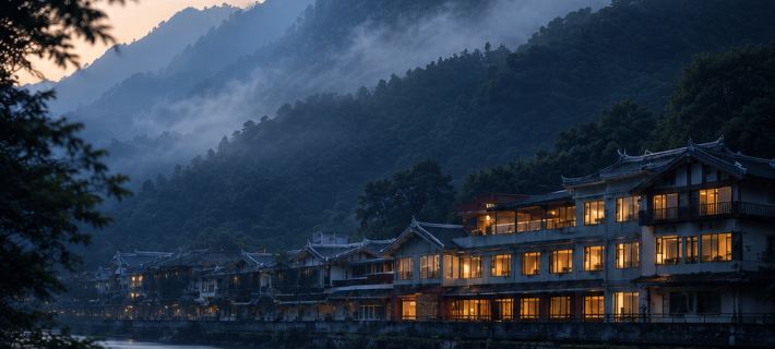 九寨溝丨暮山映雪·懸岸方舟Sukoon Village 九寨溝住宿飯店