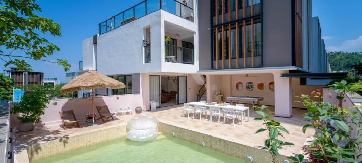 Senhai Sunset Seaview Design Art Homestay (Hengda Venice) Hoteles en Qidong
