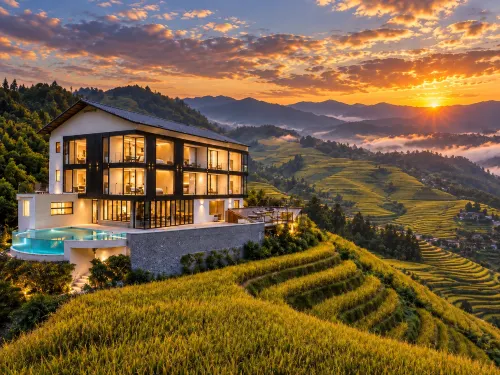 Yizhai (Longji Terraces View Inn) - piscina