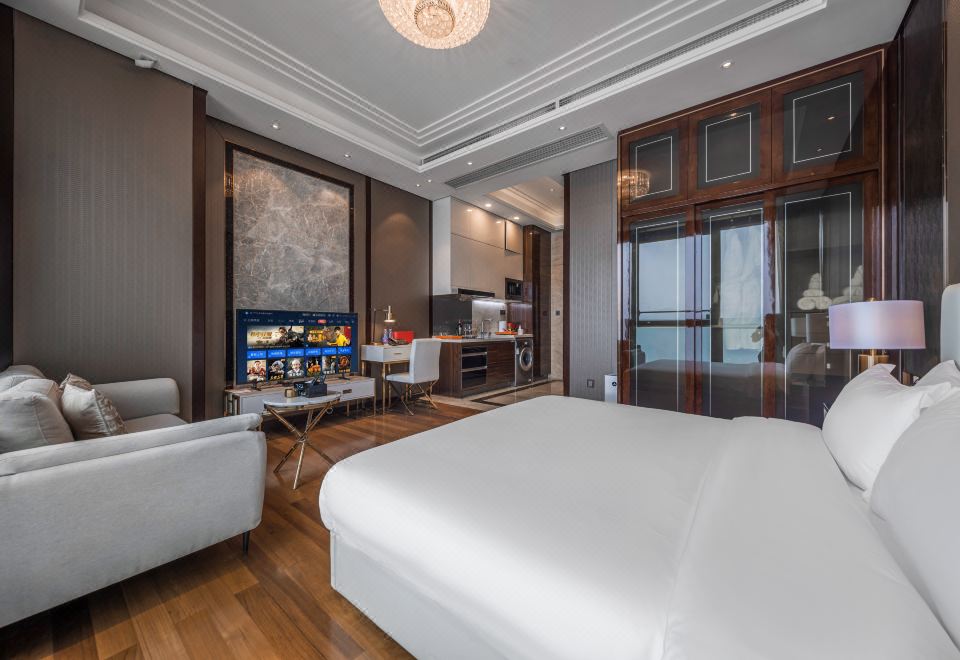 충칭 야경과 호텔 외부